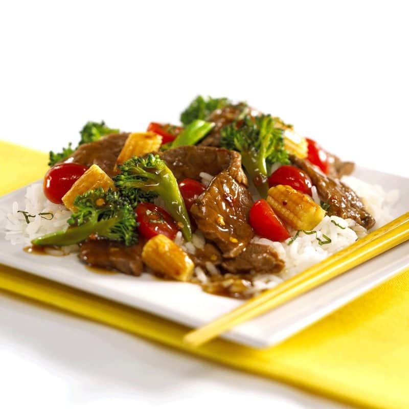 Thai Style Beef and Broccoli StirFry Canadian Beef